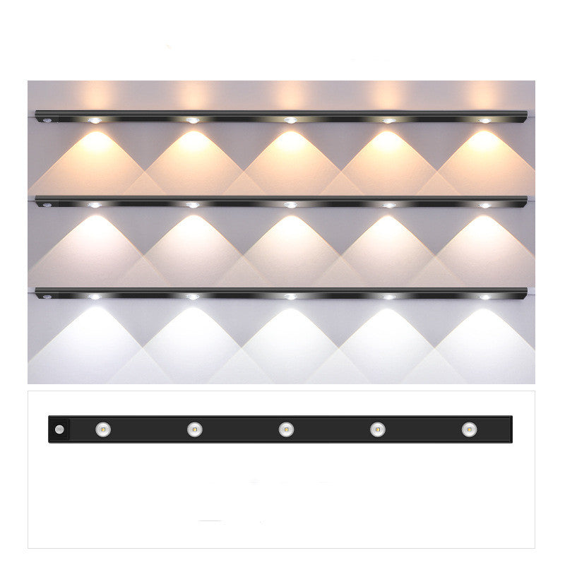 Tira de luz corrugada recargable