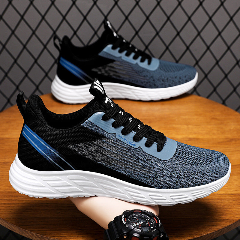 Sports Shoes Spring Style Breathable Flyknit Casual Pumps
