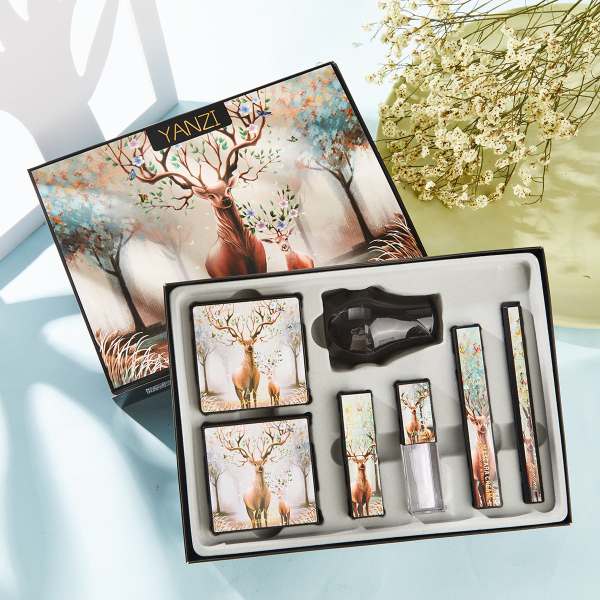 Elf Makeup Set Cosmetics Eyeshadow Palette Lipstick