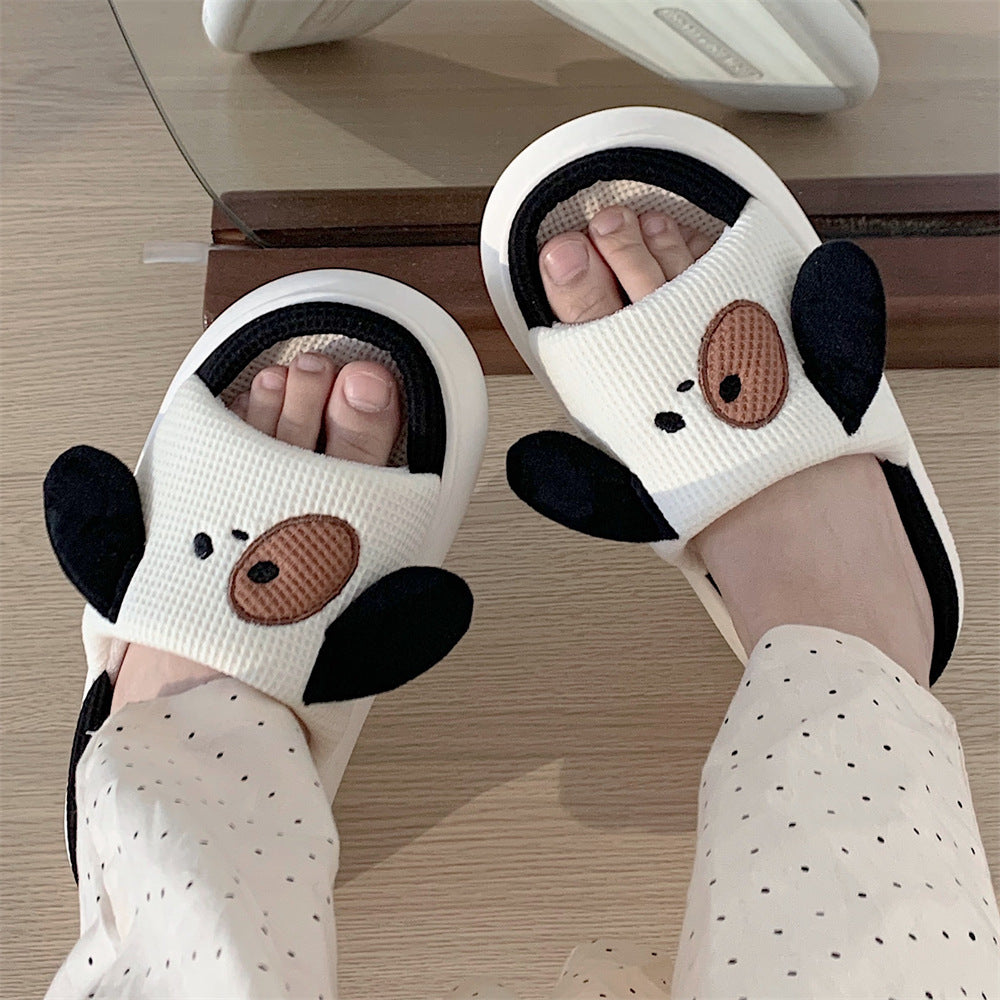 Soft Sole Sweat-absorbing And Breathable Slippers New Type Of Anti Slip Cute Frog