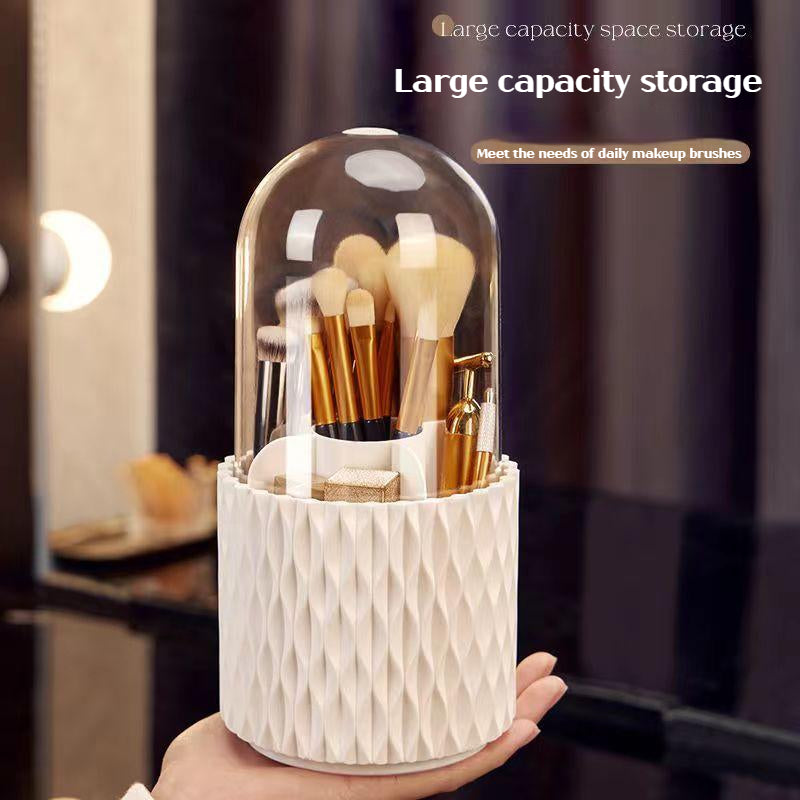 360 Rotating Large Capacity Transparent Makeup Organizer