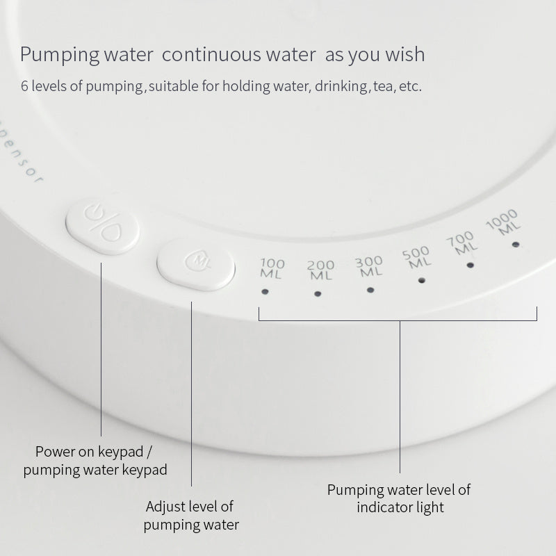 Automatic tabletop water dispenser