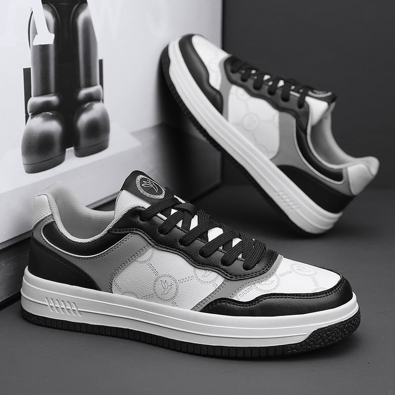Zapatillas deportivas informales, versátiles y transpirables con bloques de colores a la moda