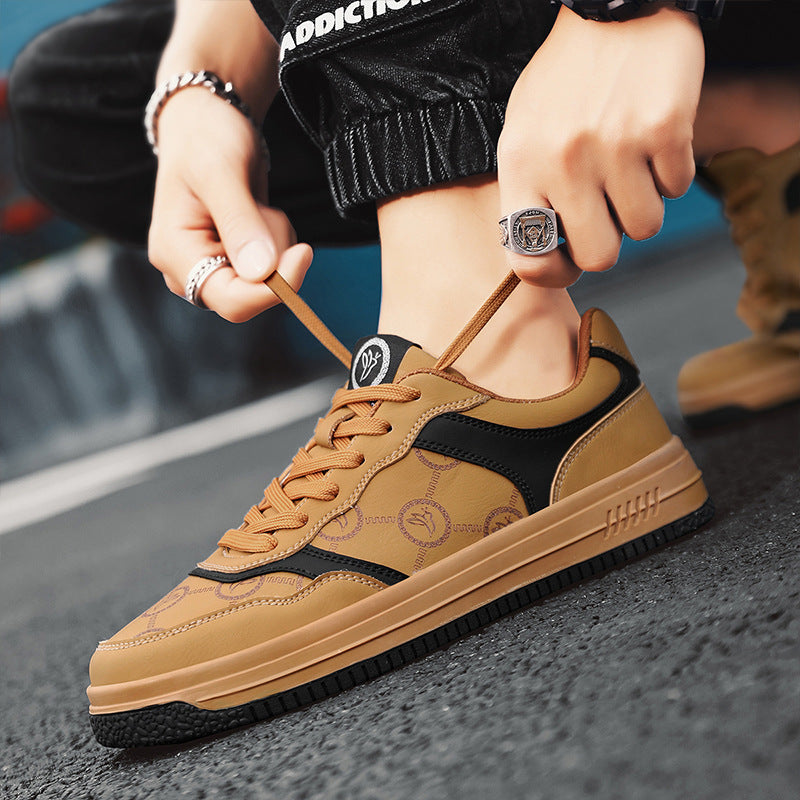 Zapatillas deportivas informales, versátiles y transpirables con bloques de colores a la moda