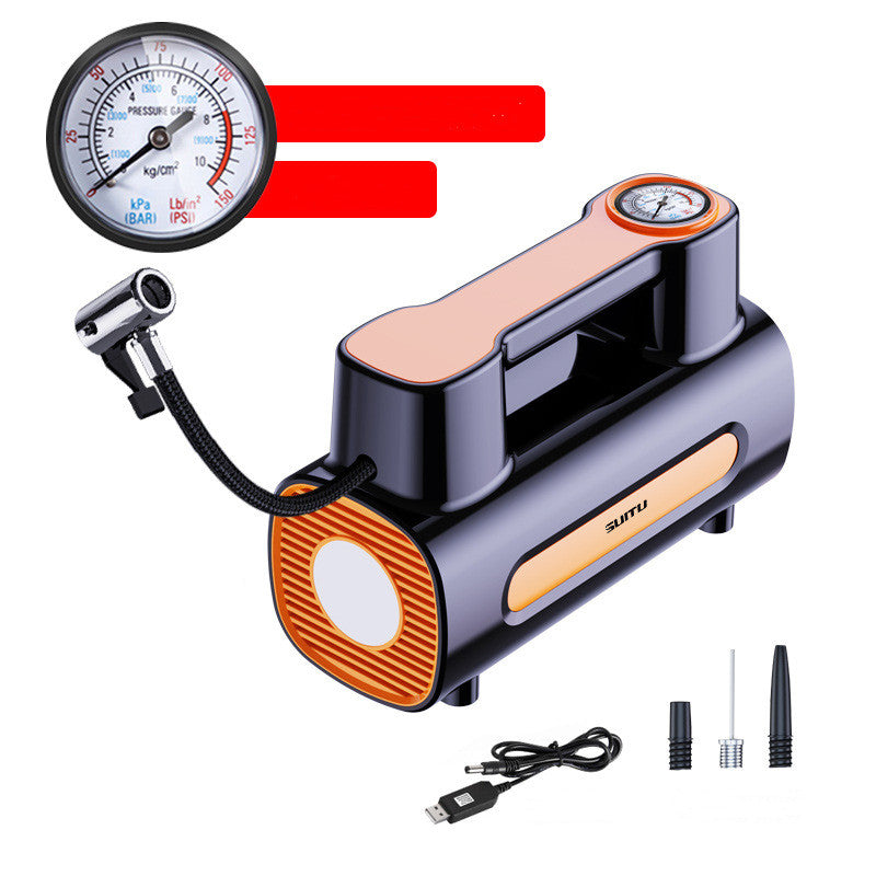 Tire Inflator 12V DC, Portable Compressor Electric