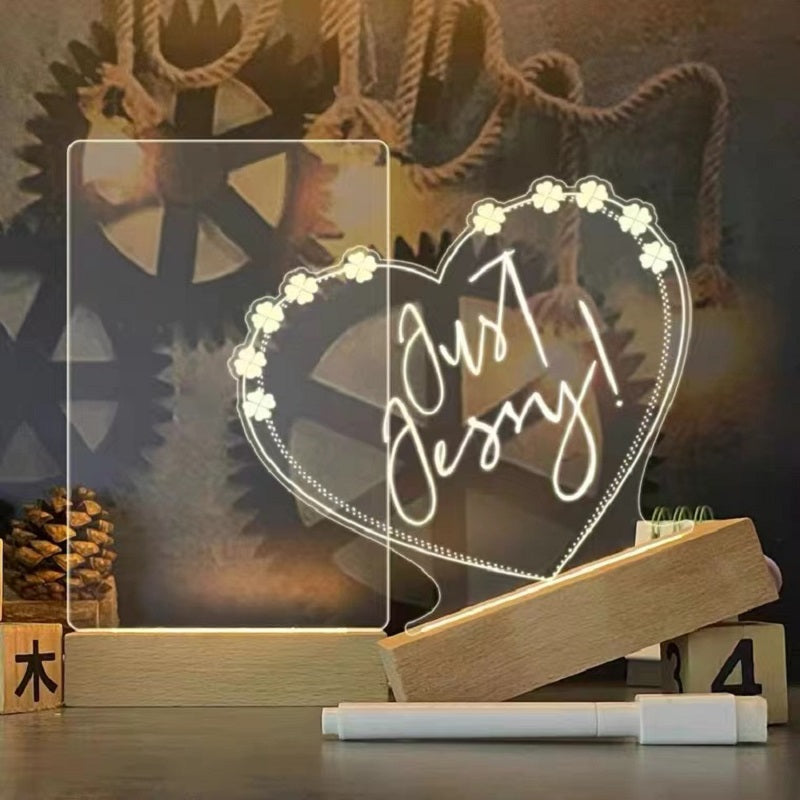 Creative Note Board with Led Night