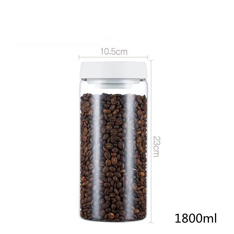 vacuum sealed jars, airtight glass container