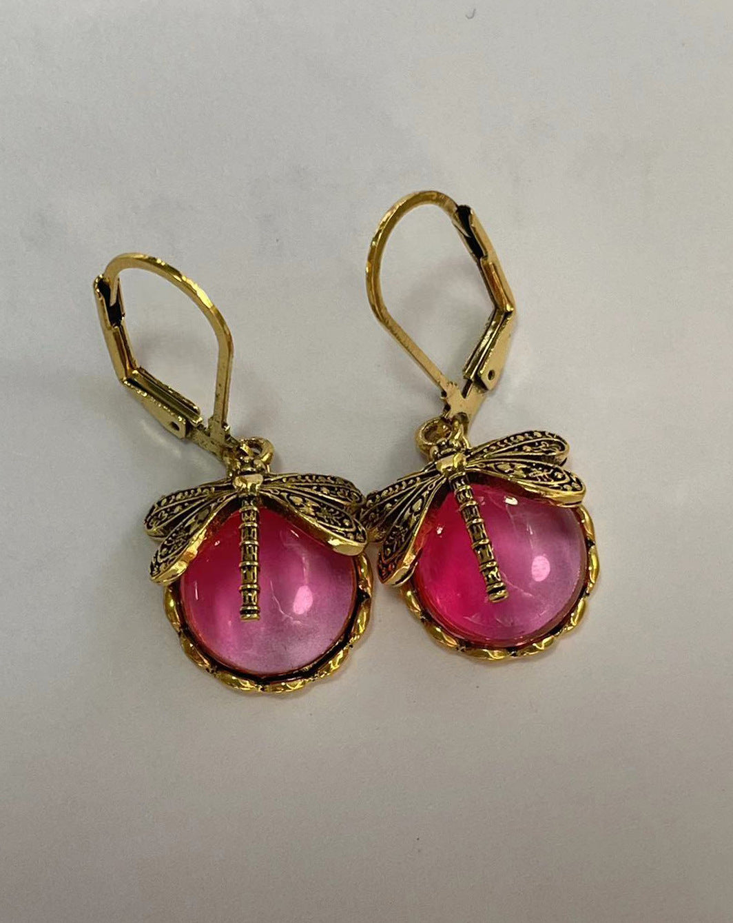 Vintage Dragonfly Earrings