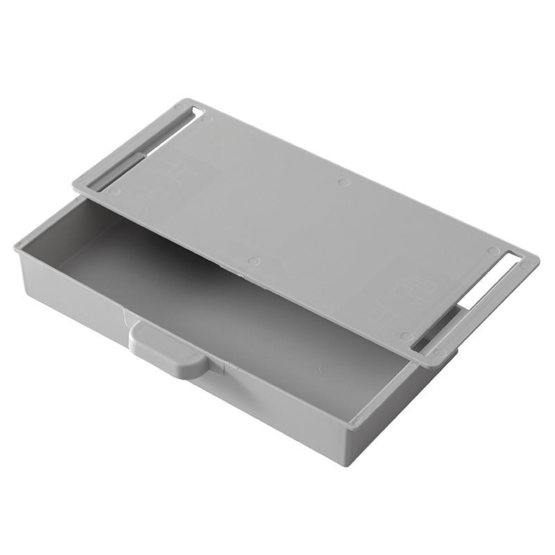Concealed storage drawer without drilling