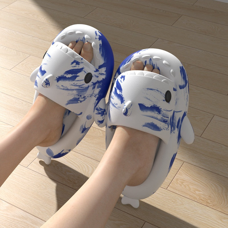 Two-color Shark Sandals