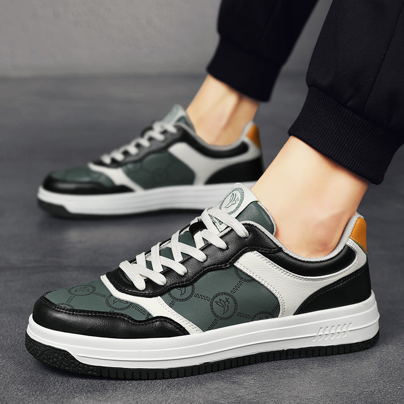 Zapatillas deportivas informales, versátiles y transpirables con bloques de colores a la moda