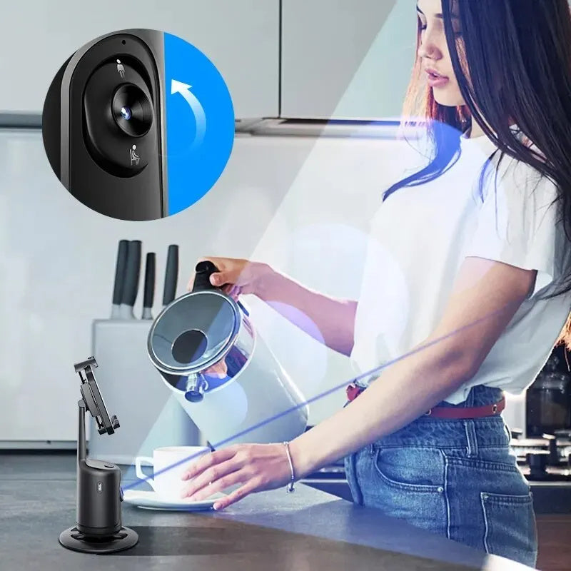 360 Auto Face Tracking Gimbal AI Intelligence Gimbal Face Tracking Phone Holder