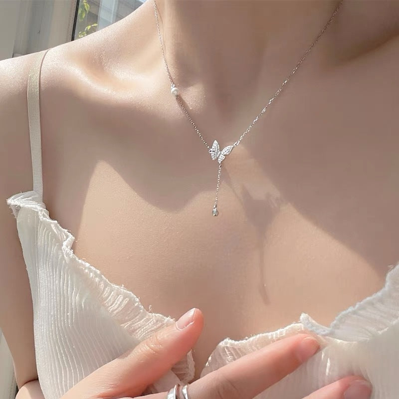 Butterfly Clavicle Chain Women's High-end