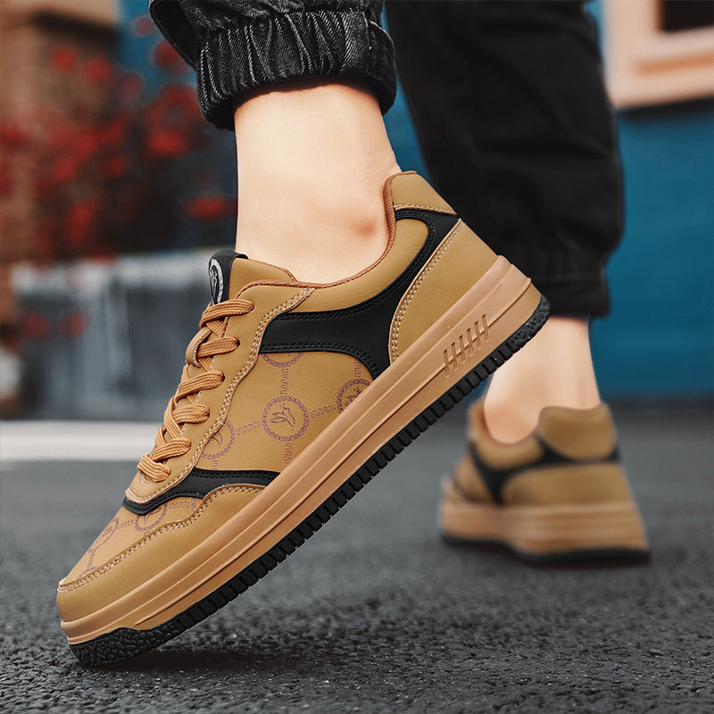 Zapatillas deportivas informales, versátiles y transpirables con bloques de colores a la moda