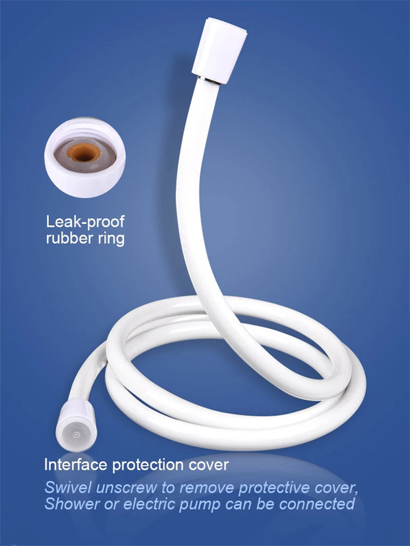 portable waterproof electric shower, rechargeable battery
