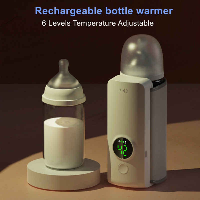Wireless Portable Universal Baby Bottle Warmer with Heating Bag with Universal Insulation Sleeve
