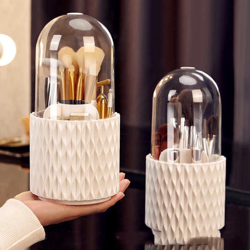 360 Rotating Large Capacity Transparent Makeup Organizer