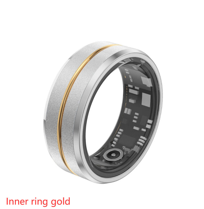 Smart Ring Heart Rate Monitoring Blood Oxygen Multi-sport Modes Waterproof