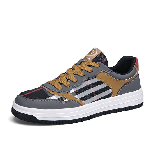 Zapatos de tabla con cordones informales, finos y transpirables de verano para hombre