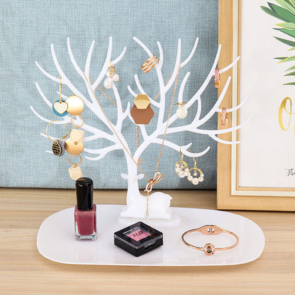 deer jewelry display stand