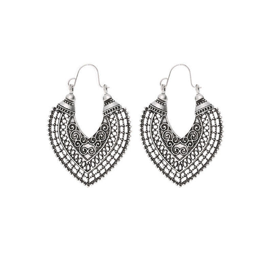 Carved earrings