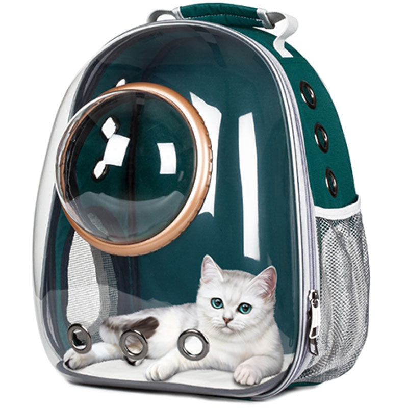 Bolsa para gatos Bolsa espacial para mascotas completamente transparente