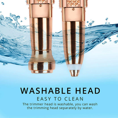 Rechargeable Lipstick Shaver 2 in 1 Ladies Eyebrow Trimmer