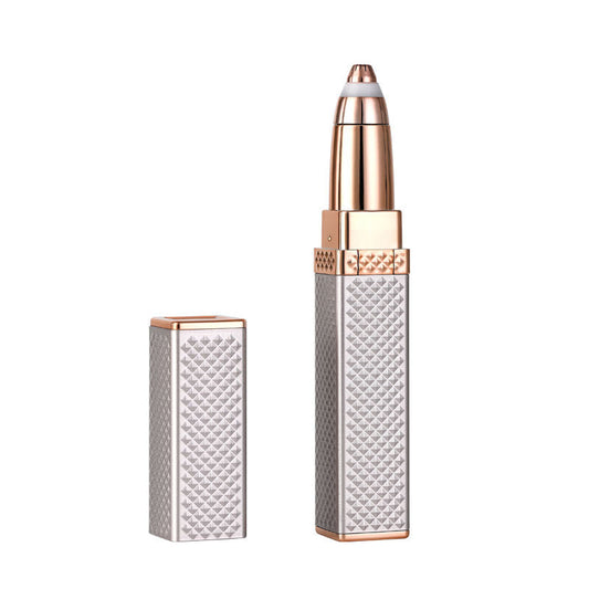 Rechargeable Lipstick Shaver 2 in 1 Ladies Eyebrow Trimmer