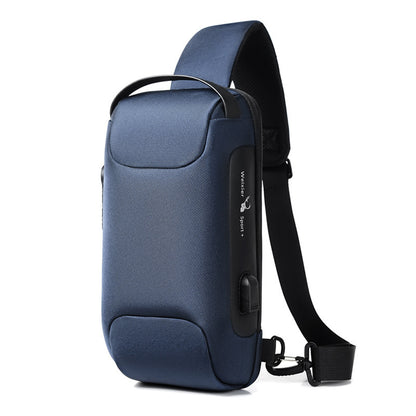 Waterproof USB Anti-theft Bag Oxford Crossbody Shoulder Bag