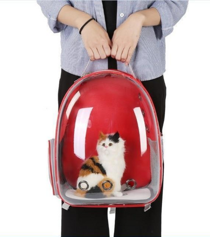 Bolsa para gatos Bolsa espacial para mascotas completamente transparente