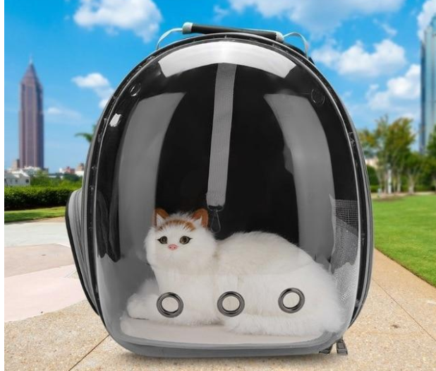 Bolsa para gatos Bolsa espacial para mascotas completamente transparente