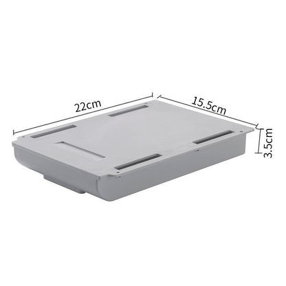 Hidden Drawer Storage Box Under The Desk