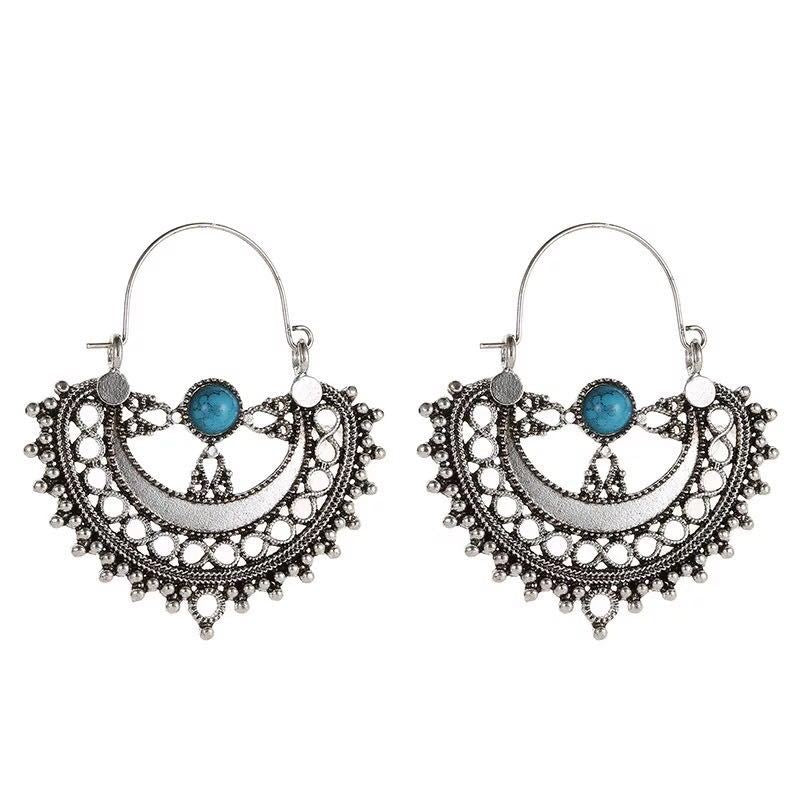 Carved earrings