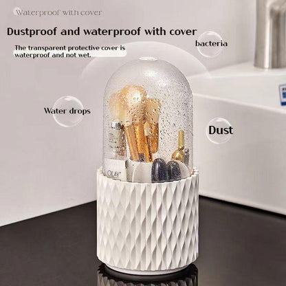 360 Rotating Large Capacity Transparent Makeup Organizer