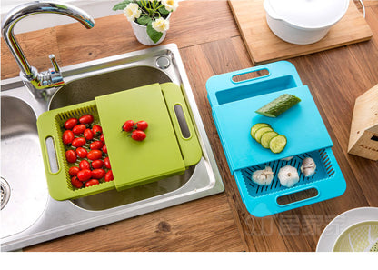 Bloques de cocina multifunción para picar, fregaderos, escurridor, tabla de cortar, herramientas para carne y verduras, accesorios de cocina, tabla de cortar