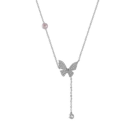 Butterfly Clavicle Chain Women's High-end