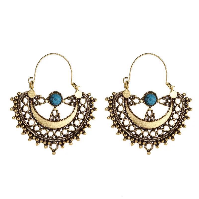 Carved earrings