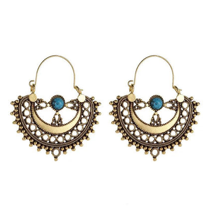 Carved earrings