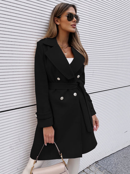 Autumn And Winter Woolen Coat Overcoat Women