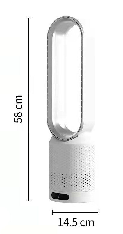 Ventilador sin aspas Ventilador eléctrico doméstico sin silencio