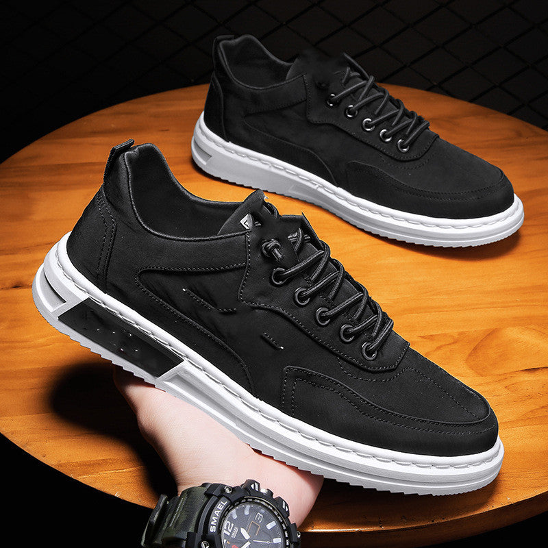 Spring New Breathable Canvas Shoes Men's Trendy All-matching Casual Sports Non-slip Wear-resistant Sneakers