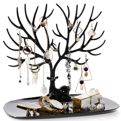 deer jewelry display stand