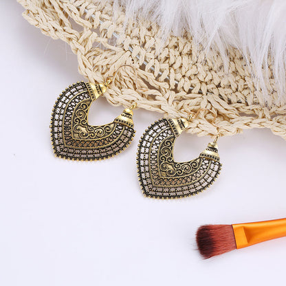Carved earrings