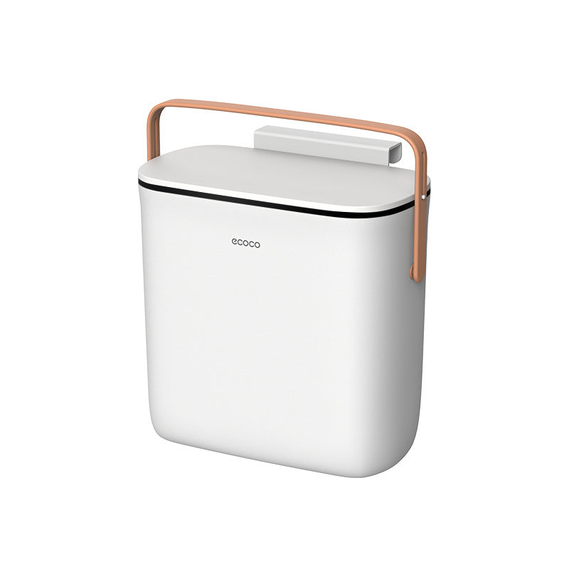 Kitchen Trash Can Wall Mounted Household Cabinet With Lid
