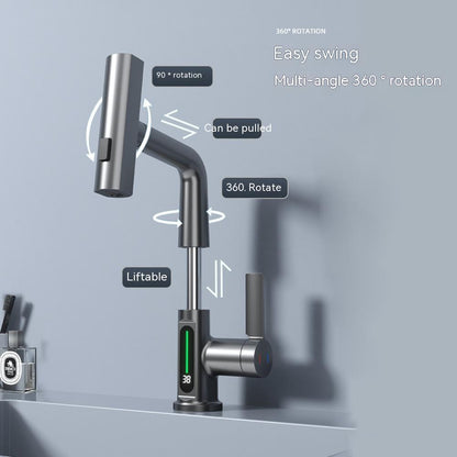 Intelligent Digital Display Faucet Pull-out