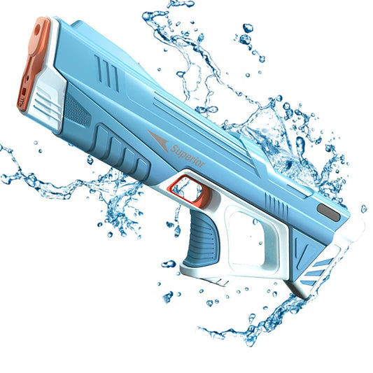 Summer Full Automatic Electric Water Gun Toy Induction Water Absorbing High-Tech Burst Water Gun Beach Outdoor Water Fight Toys