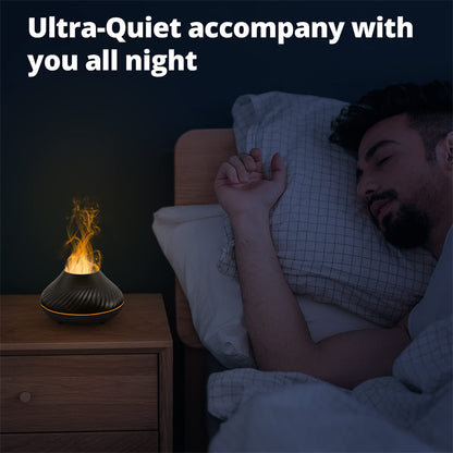 Volcanic Flame Aroma Diffuser Essential Oil Lamp 130ml