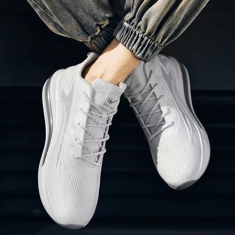 Zapatos de malla sin cordones con cojín de aire, zapatillas deportivas para hombre, zapatos casuales de moda que aumentan la altura