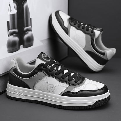 Zapatillas deportivas informales, versátiles y transpirables con bloques de colores a la moda
