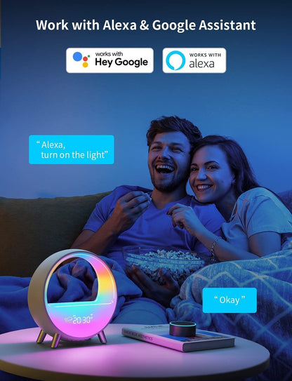 Atmosphere Lamp Bluetooth Speaker Smart Alarm